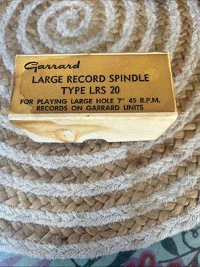 Garrard Large Record Spindle Type LRS 20 - Gold Box